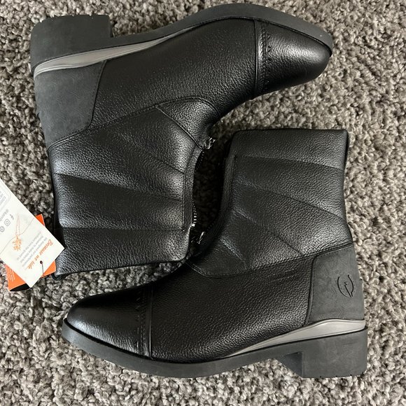 Kerrits Element Waterproof Paddock Boot Womens 8 Black Insulated Equestrian Shoe - Picture 6 of 11